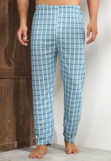Pantaloni de Pijama ,Big Size ,Barbati,Culoare Turcoaz,Engros